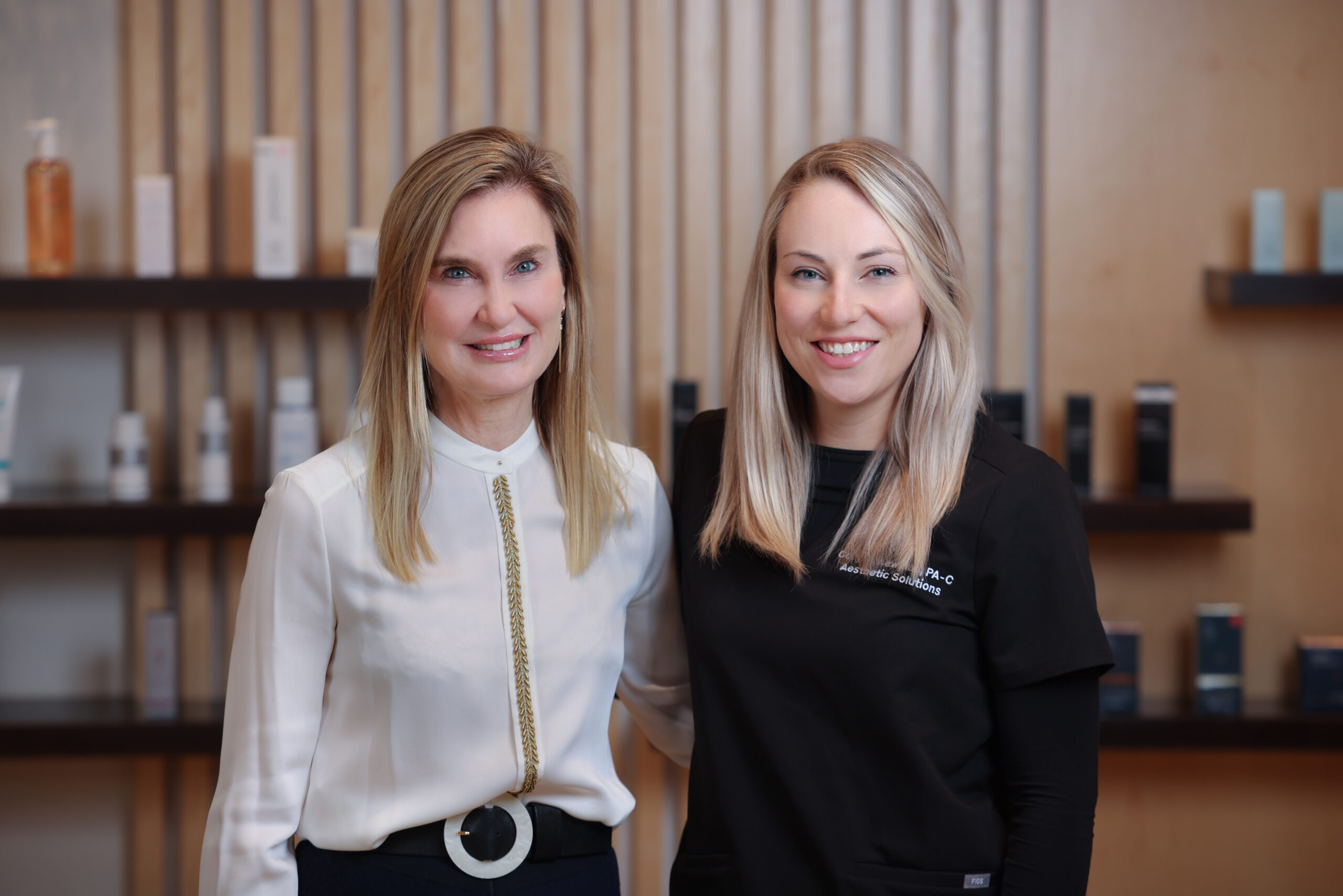 Dr. Cox and Corynn Newman provide PRP treatments for hair loss