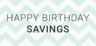 Happy Birthday Savings